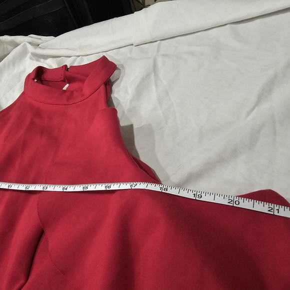 Beautiful Red Off The Shoulder Free People Dress - Picture 9 of 10